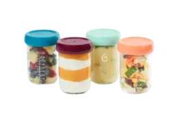 Glass Babybols Food Storage Set