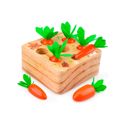 Montessori Wooden Carrot Toy
